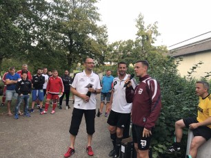 Siegerehrung mit dem Turniersieger TSV Deizisau